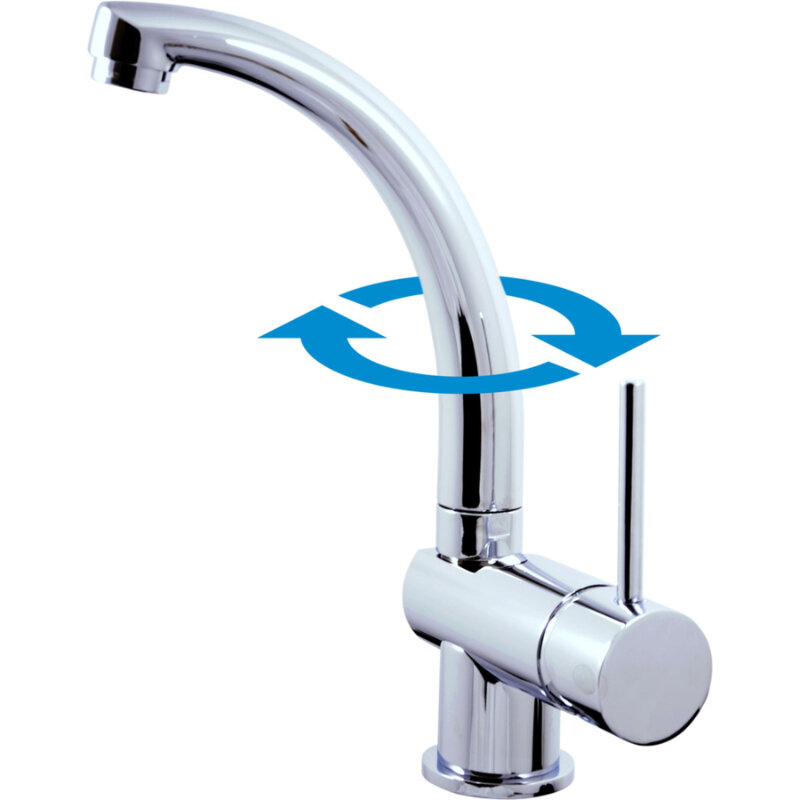 Изображение товара Кухонный однорычажный смеситель Rav-Slezak Seina SE908.5/3 хром Чехия