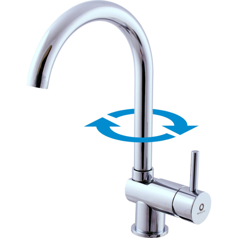 Изображение товара Смеситель для кухонной мойки Rav-Slezak Seina SE908.5/4 хром высокооборотный