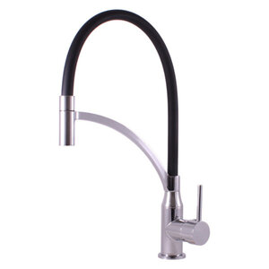 Изображение товара Смеситель для кухонной мойки Rav-Slezak Seina SE914.5, с гибким изливом, цвет хром