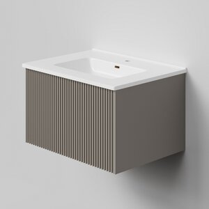 Изображение товара Тумба под раковину La Fenice Terra Cappuccino FNC-01-TER-C-60, 60 см, подвесная, бежевая матовая