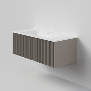 Изображение товара Тумба под раковину La Fenice Terra Cappuccino FNC-01-TER-C-100, 100 см, подвесная, бежевая