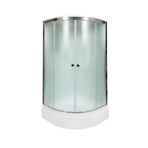 Изображение товара Душевая кабина Avacan D278SEL 98859, 80 х 80 см, с электрикой, с крышей, поддон средний, стекло матовое, профиль хром