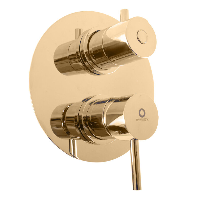 Изображение товара Смеситель для душа Rav-Slezak Seina SE987.3Z золото скрытый монтаж Венгрия
