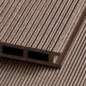 Изображение товара Террасная доска Экодэк ДПК Вельвет Брайт, 1282701, 14 х 400 см, каштан 