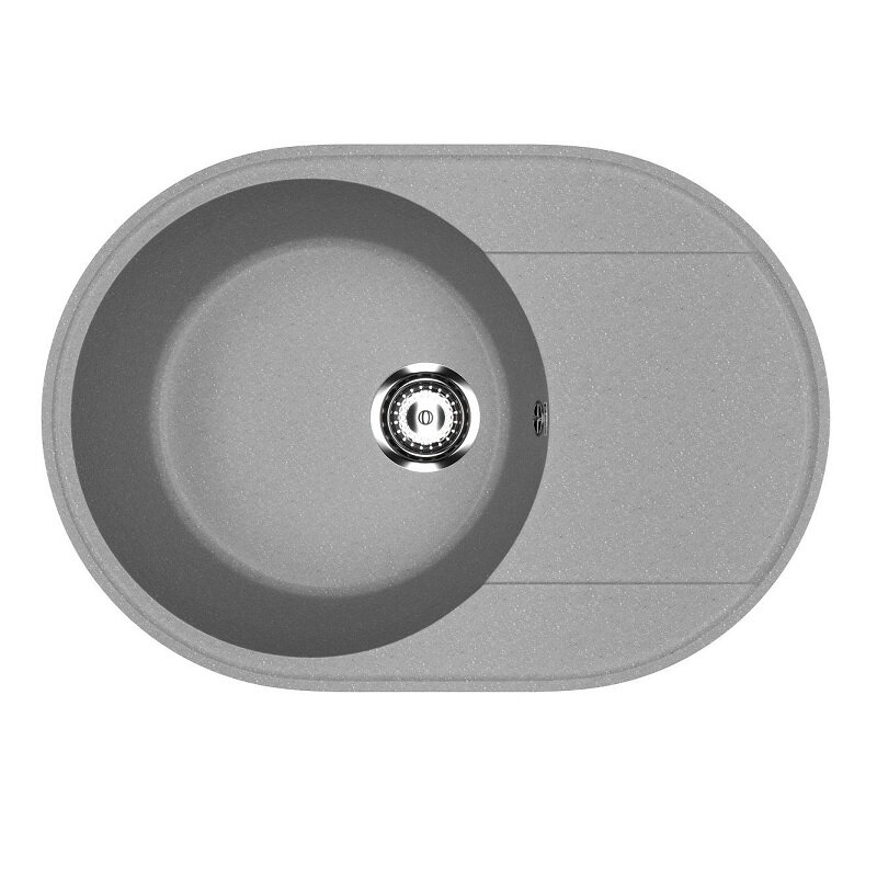 Изображение товара Кухонная мойка Uperwood ECON UPD-107, 4910201245, цвет серый матовый Изображение товара Кухонная мойка Uperwood ECON UPD-107, 4910201245, цвет серый матовый