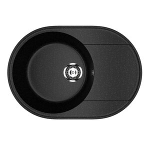 Изображение товара Кухонная мойка Uperwood ECON UPD-107 из искусственного камня черный матовый