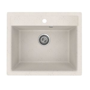 Изображение товара Кухонная мойка Uperwood ECON UPD 104 из искусственного камня белый матовый