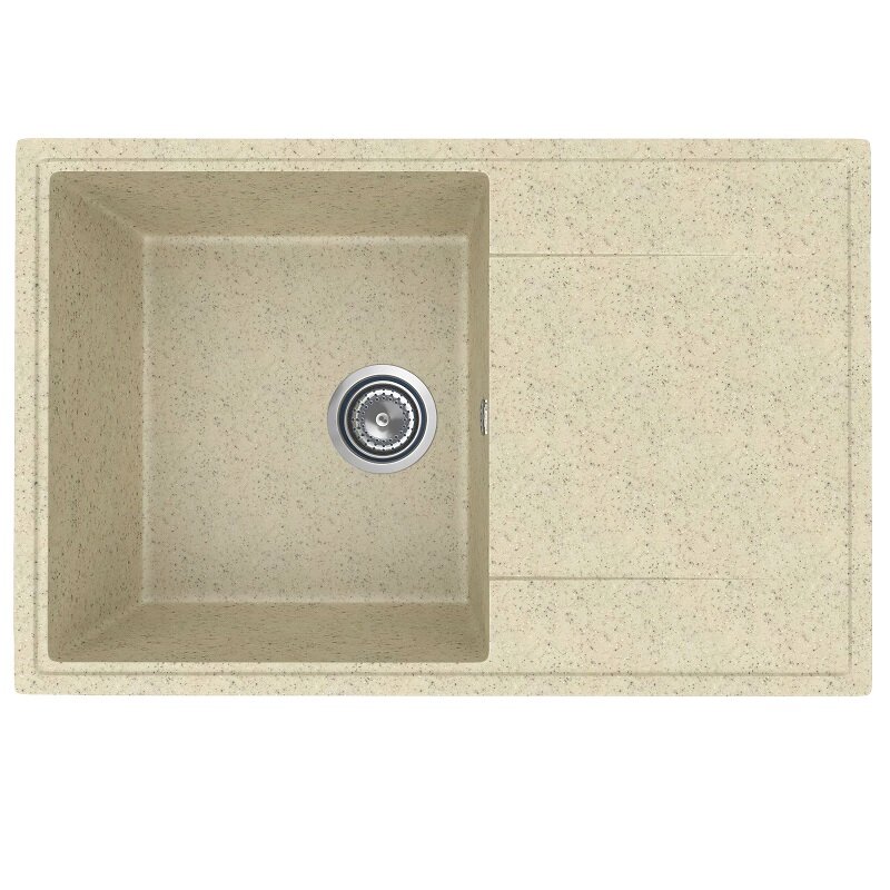 Изображение товара Кухонная мойка Uperwood ECON UPD-507 искусственный камень бежевый матовый Изображение товара Кухонная мойка Uperwood ECON UPD-507 искусственный камень бежевый матовый