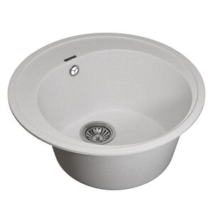 Изображение товара Кухонная мойка Uperwood Quartz Premium UPD-01 белый матовый 51х51 см