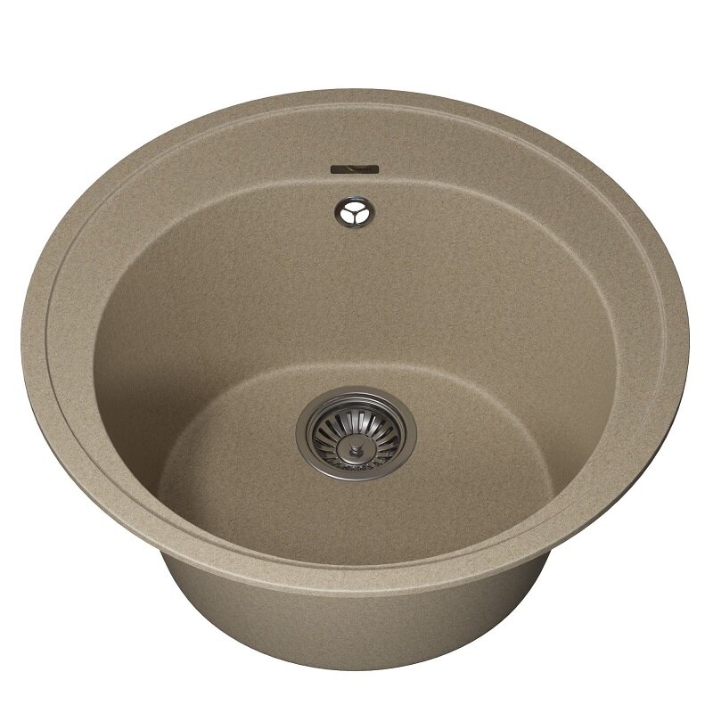 Изображение товара Кухонная мойка Uperwood Quartz Premium UPD-01, 3910202101, цвет бежевый матовый