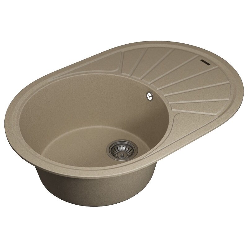 Изображение товара Кухонная мойка Uperwood Quartz Premium UPD-02, 3910202105, цвет бежевый матовый