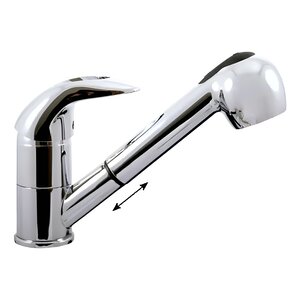 Изображение товара Смеситель для кухонной мойки Rav-Slezak Vltava V110.5, с вытяжным изливом, цвет хром