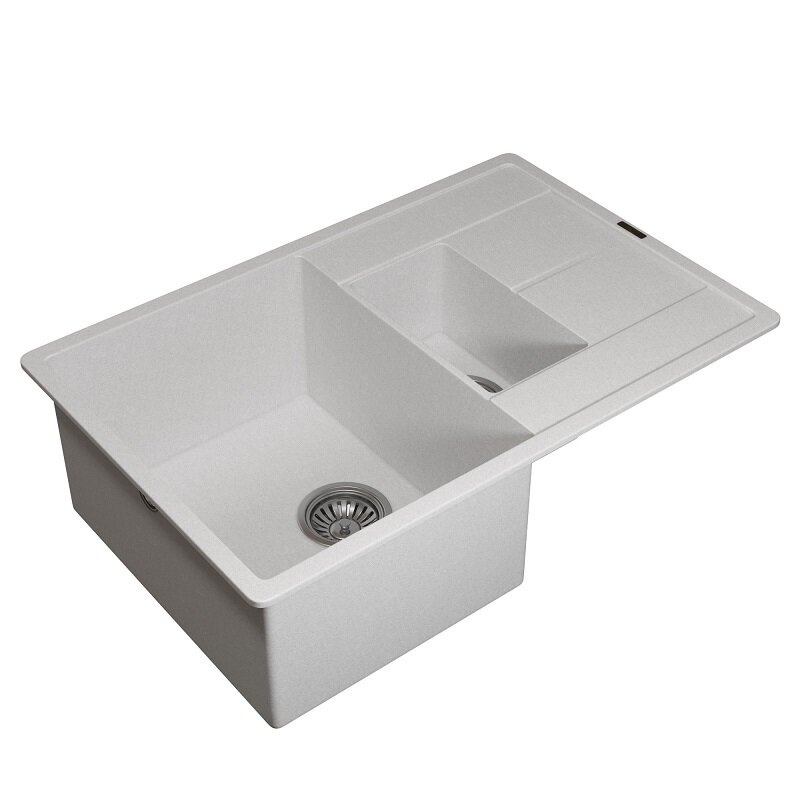 Изображение товара Кухонная мойка Uperwood Quartz Premium UPD-05 с двумя чашами и оборачиваемым крылом Изображение товара Кухонная мойка Uperwood Quartz Premium UPD-05 с двумя чашами и оборачиваемым крылом