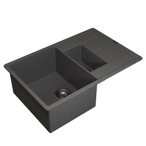 Изображение товара Кухонная мойка Uperwood Quartz Premium UPD-05 78см серый матовый Россия