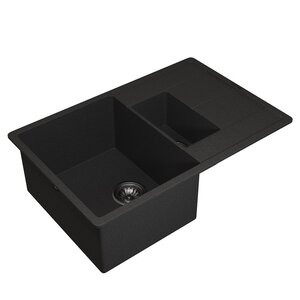 Изображение товара Кухонная мойка Uperwood Quartz Premium UPD-05 черный матовый 78х51 см