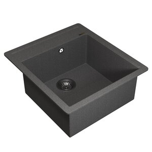 Изображение товара Кухонная мойка Uperwood Quartz Premium UPD-07 серый матовый из кварцевого композита