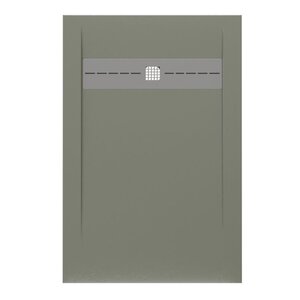 Изображение товара Поддон Allen Brau Infinity 8.21003-CGM, 120 х 90 см, прямоугольный, искусственный камень, олива