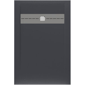 Изображение товара Поддон Allen Brau Infinity 8.21004-AM, 140 х 80 см, прямоугольный, искусственный камень, антрацит