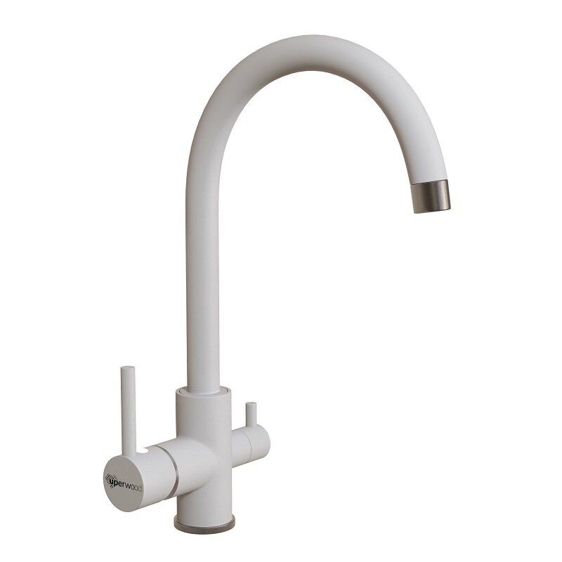 Изображение товара Смеситель для кухни Uperwood UPD-003-06 с подключением к фильтру вороненая сталь