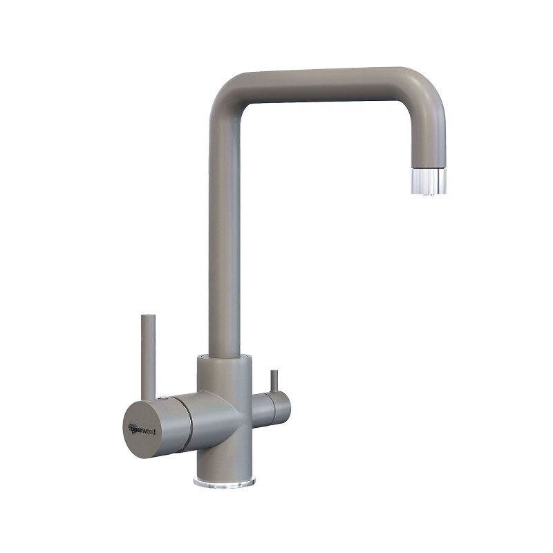 Изображение товара Смеситель для кухни Uperwood UPD-004-03 с подключением к фильтру хром/дым