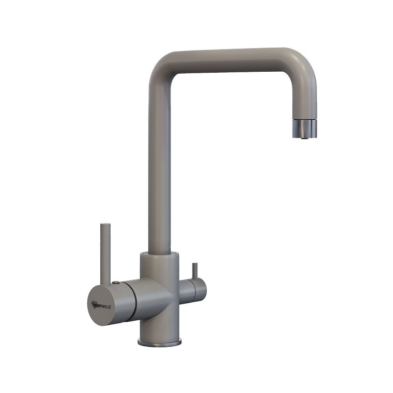 Изображение товара Смеситель кухонный Uperwood UPD-004-07 с подключением к фильтру, вороненая сталь