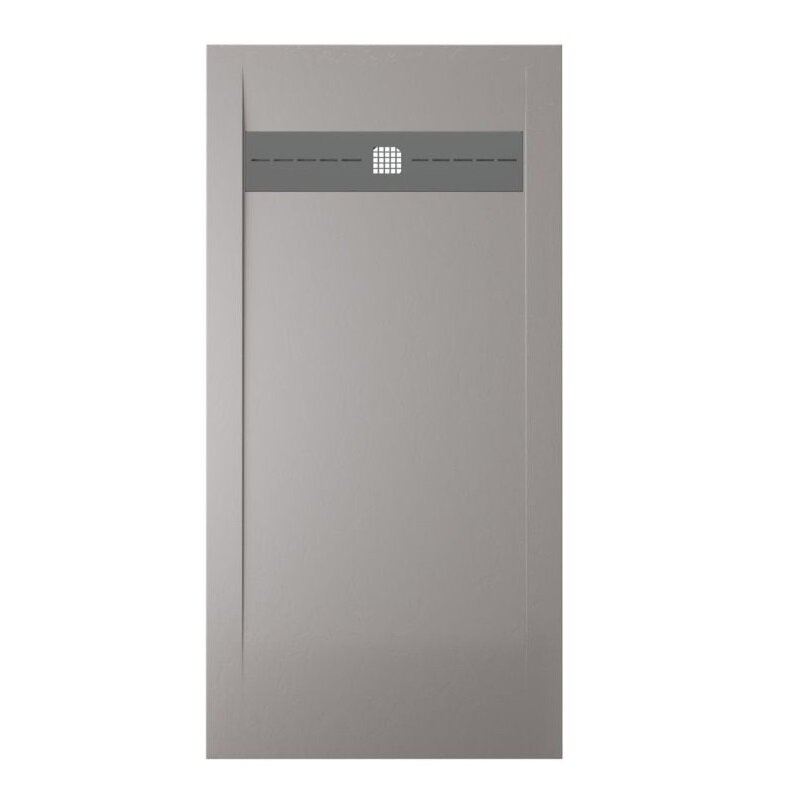 Изображение товара Поддон Allen Brau Infinity 8.21006-PGM 160x80 прямоугольный искусственный камень платина