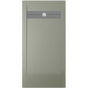 Изображение товара Поддон Allen Brau Infinity 8.21007-CGM, 160 х 90 см, прямоугольный, искусственный камень, олива