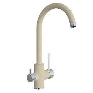 Изображение товара Смеситель для кухни Uperwood Quartz Premium UPD-Q-01-02, с каналом для фильтрованной воды, цвет бежевый матовый