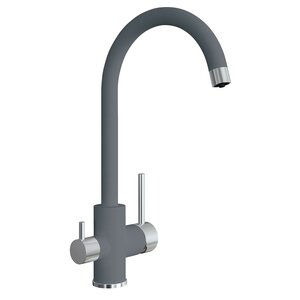 Изображение товара Смеситель для кухни Uperwood Quartz Premium UPD-Q-01-03, с каналом для фильтрованной воды, цвет серый матовый