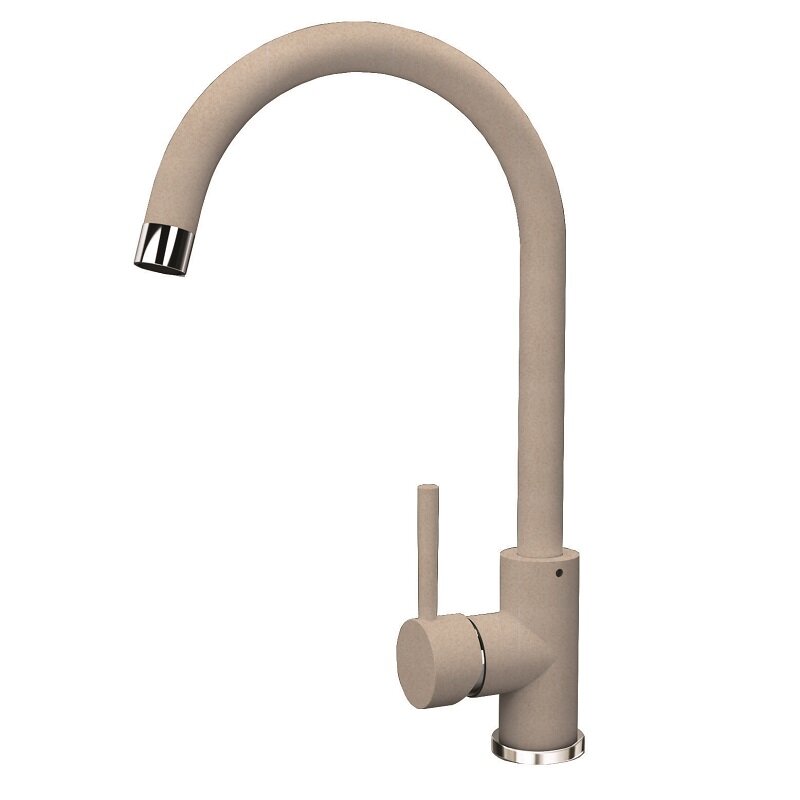 Изображение товара Высокий кухонный смеситель Uperwood Quartz UPD-Q-02-02  бежевый матовый