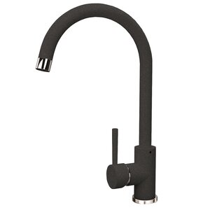 Изображение товара Высокий поворотный смеситель для кухни Uperwood Quartz UPD-Q-02-04 черный матовый