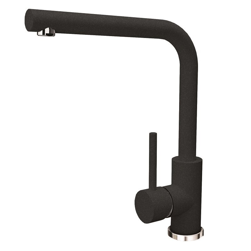 Изображение товара Высокий поворотный смеситель для кухни Uperwood Quartz Premium UPD-Q-04-04 черный матовый