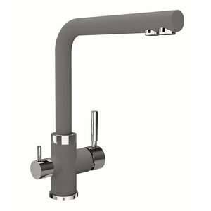 Изображение товара Смеситель для кухни Uperwood Quartz UPD-Q-03-03, с каналом для фильтрованной воды, цвет серый матовый