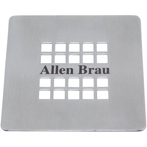 Изображение товара Накладка для сифона Allen Brau Priority 8.310N1-SS, 12,7 х 12,7 см, нержавеющая сталь