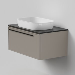 Изображение товара Тумба под раковину La Fenice Elba Cappuccino 90 см подвесная бежевый матовый