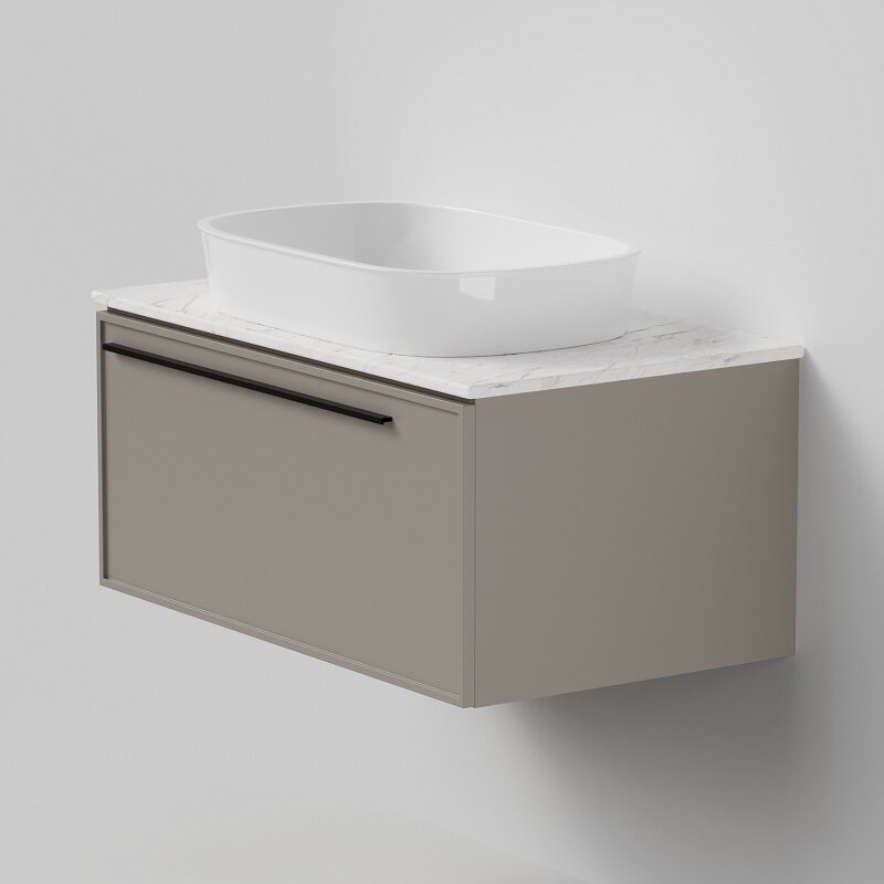 Изображение товара Тумба под раковину La Fenice Elba Cappuccino FNC-01-ELB-C-100, 100 см, подвесная, под накладную раковину, бежевая матовая Изображение товара Тумба под раковину La Fenice Elba Cappuccino FNC-01-ELB-C-100, 100 см, подвесная, под накладную раковину, бежевая матовая