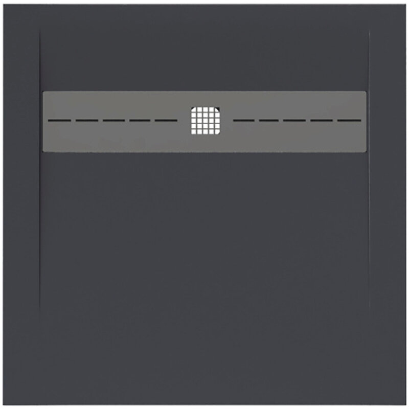 Изображение товара Душевой поддон Allen Brau Infinity 90x90 см, низкий, антрацит