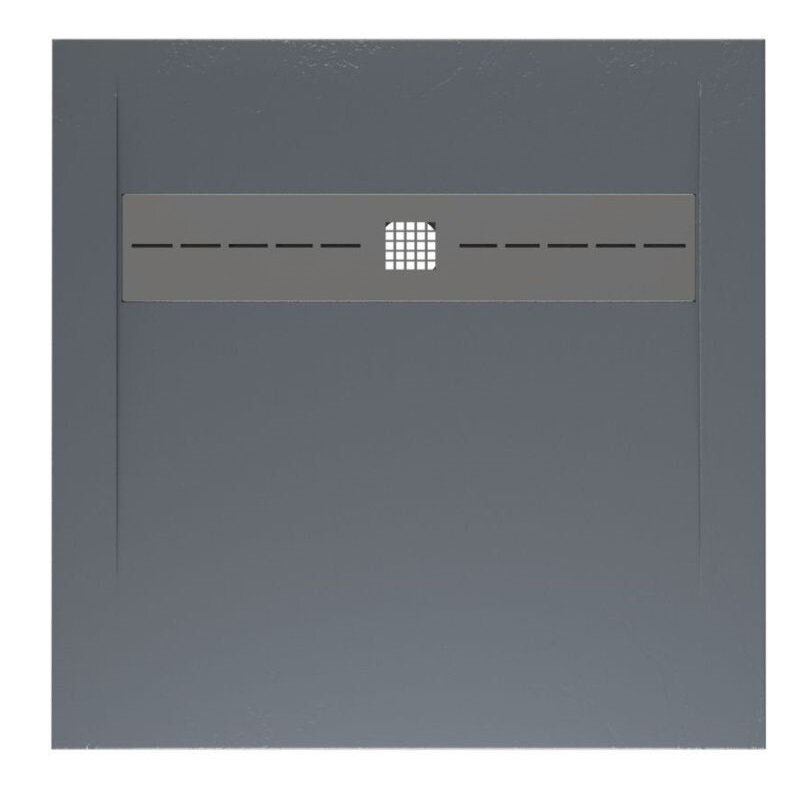 Изображение товара Поддон Allen Brau Infinity 90x90 см из искусственного камня, синий матовый