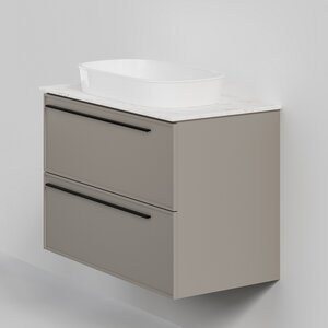 Изображение товара Тумба под раковину La Fenice Elba Cappuccino Twin FNC-01-ELB-C-90-2, 90 см, подвесная, бежевая матовая