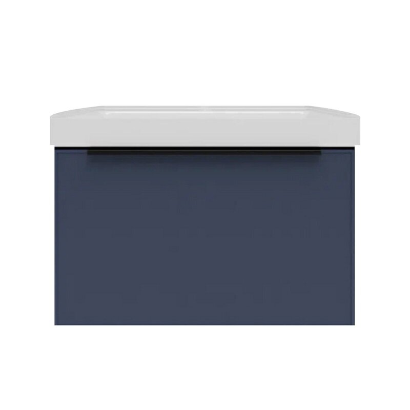 Изображение товара Подвесная тумба под раковину La Fenice Simpla Blu Grigio 60 см с ящиком