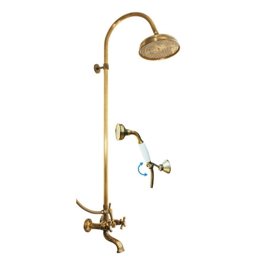 Изображение товара Душевая система Rav-Slezak Morava Retro MK159.5/3SM, цвет бронза Изображение товара Душевая система Rav-Slezak Morava Retro MK159.5/3SM, цвет бронза