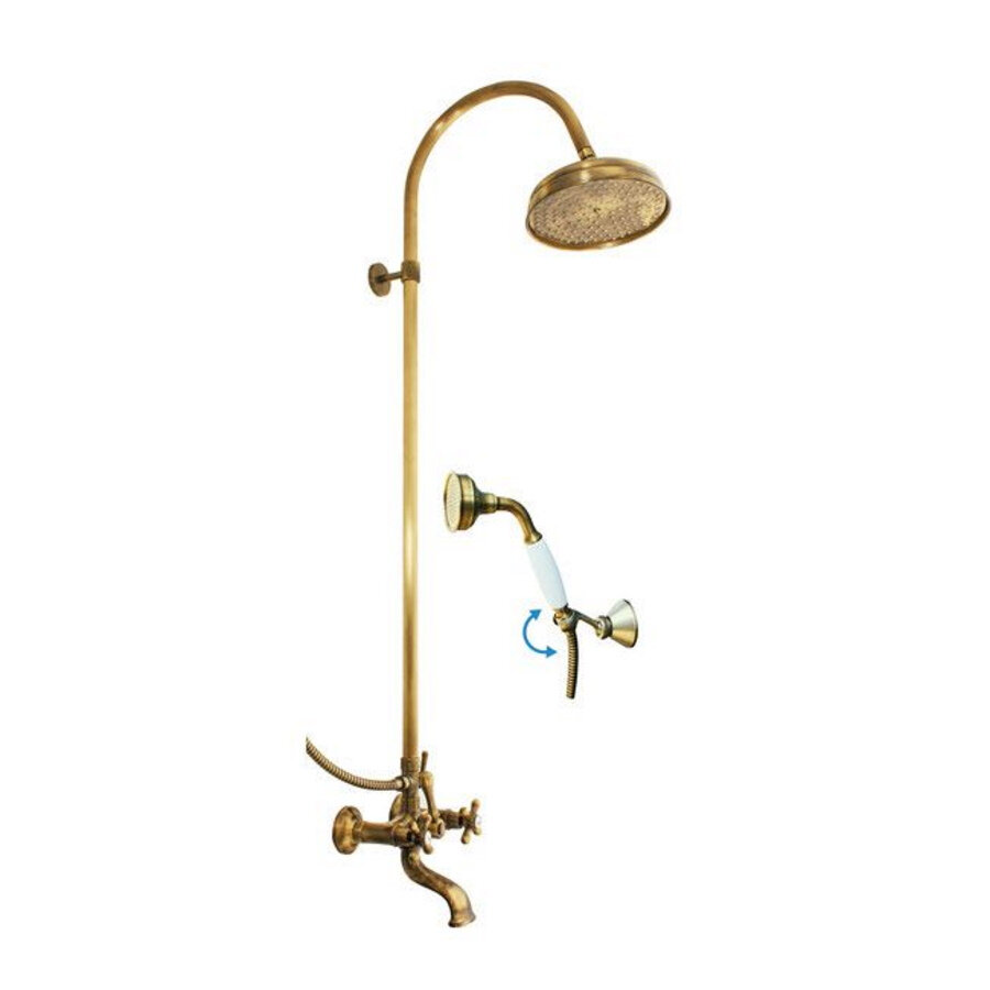 Изображение товара Душевая система Rav-Slezak Morava Retro MK159.5/3Z золото
