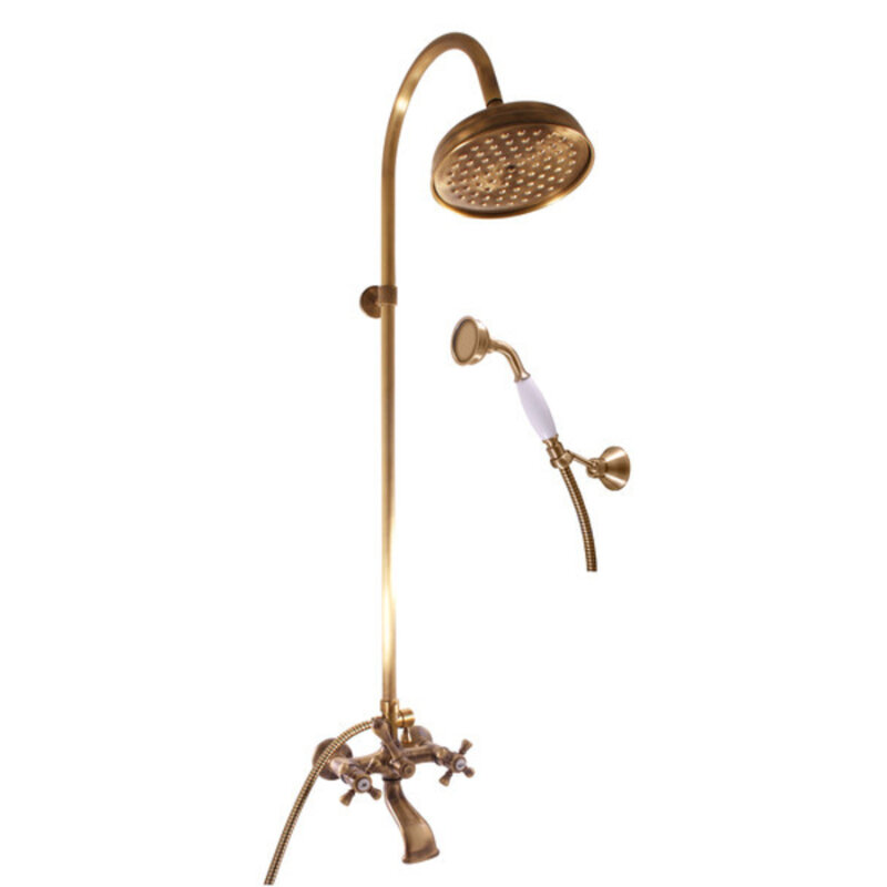 Изображение товара Душевая система Rav-Slezak Morava Retro MK359.5/3SM бронза, монтаж на стену