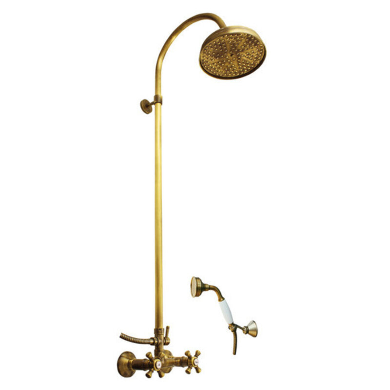 Изображение товара Душевая система Rav-Slezak Morava Retro MK381.5/3SM бронза для ванной комнаты