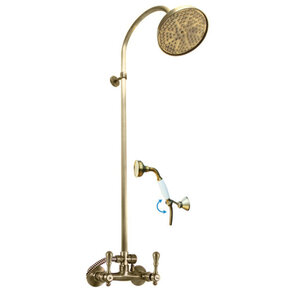 Изображение товара Душевая система Rav-Slezak Morava Retro MK481.5/3SM бронза стиль ретро долговечность