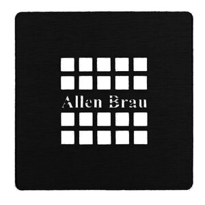 Изображение товара Накладка для сифона Allen Brau Priority 8.310N1-BBA, 12,7 х 12,7 см, черный браш