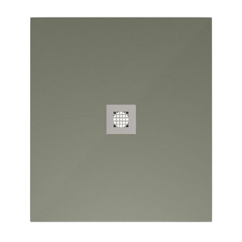 Изображение товара Поддон Allen Brau Infinity 8.31005-CGM, 100 х 100 см, квадратный, искусственный камень, олива