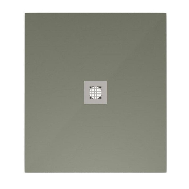 Изображение товара Поддон Allen Brau Infinity 8.31003-CGM 100x80 см, литьевой мрамор, олива