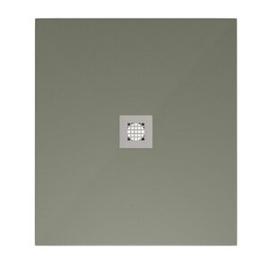 Изображение товара Поддон Allen Brau Infinity 8.31003-CGM, 100 х 80 см, прямоугольный, искусственный камень, олива