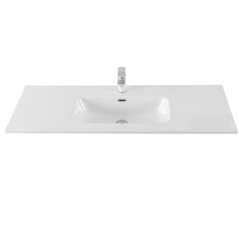 Изображение товара Раковина Aquanet Flat 00254366, 120 см, керамика, белая